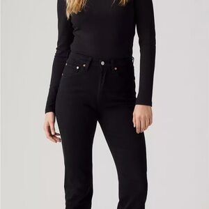 Levi's 501 Black Straight Jeans